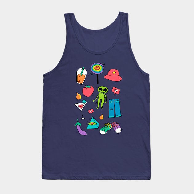 Alien Weird Collection Tank Top by Mako Design 